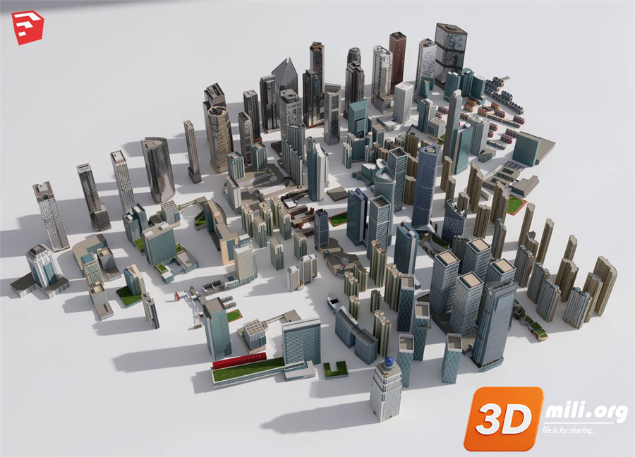 Environment element Skp Files 
